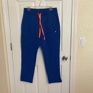 Women’s Royal Blue Petite Medium Figs Scrub Pants